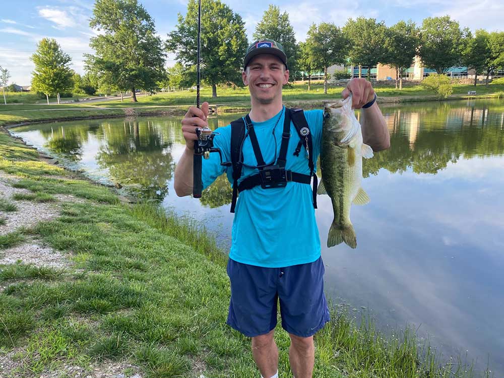 summer fishing bass